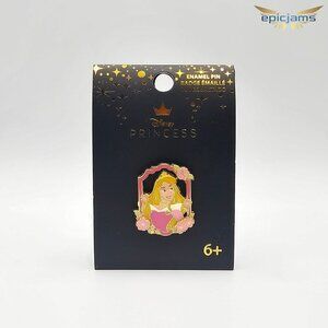 Loungefly Disney Sleeping Beauty Aurora Floral Frame Enamel Pin